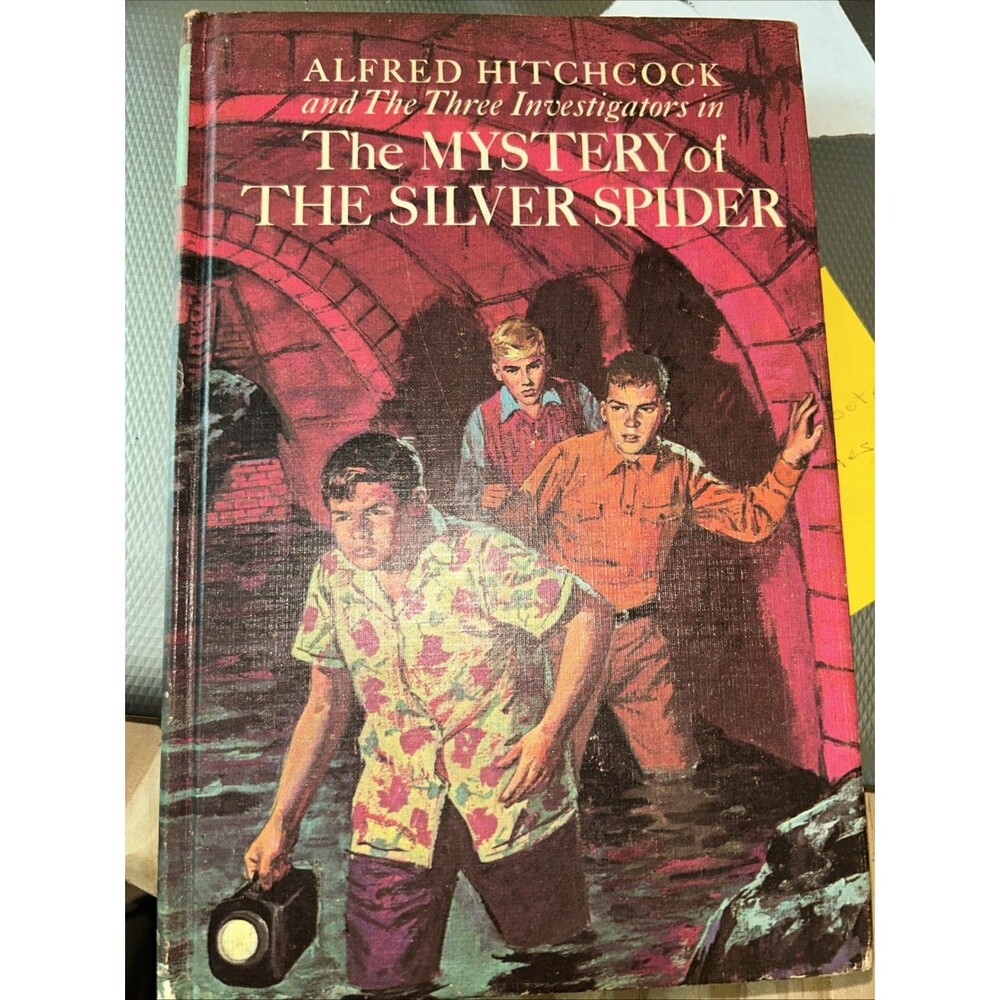 #8 HB The Mystery of the Silver Spider - Three Investigators 1st Edition
